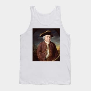 Portrait of a Man in a Tricorn Hat by John Russell Tank Top